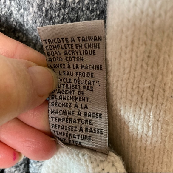 Rare Vintage Tanjay Sweater Turtleneck with Skier/Snow Size Medium - Picture 7 of 8